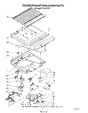 COMPARTMENT SEPARATOR Diagram and Parts List for ET18NKXTG00  Whirlpool Refrigerator