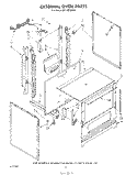 EXTERNAL OVEN Diagram and Parts List for SF315ESRW1  Whirlpool Range