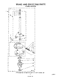 BRAKE AND DRIVE Diagram and Parts List for LA5530XSW0  Whirlpool Washer