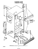 CABINET Diagram and Parts List for EHT171TKWR2  Whirlpool Refrigerator