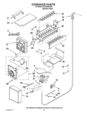 ICEMAKER PARTS Diagram and Parts List for KSSC36QTS06  KitchenAid Refrigerator