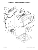 Part Location Diagram of W10453573 Whirlpool CORD-POWER