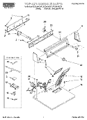 Part Location Diagram of 3405704 Whirlpool PANEL-CNTL