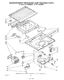 COMPARTMENT SEPARATOR AND CONTROL Diagram and Parts List for ET14JMXMWR1  Whirlpool Refrigerator