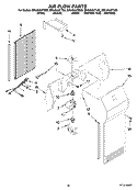 AIR FLOW PARTS, OPTIONAL PARTS (NOT INCLUDED) Diagram and Parts List for ED2JHAXTL02  Whirlpool Refrigerator