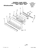 CONTROL PANEL, LIT/OPTIONAL Diagram and Parts List for KEBS277YBL2  KitchenAid Wall Oven