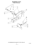 MANIFOLD Diagram and Parts List for KGBS245SBL0  KitchenAid Wall Oven