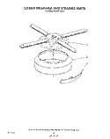 LOWER WASH ARM AND STRAINER Diagram and Parts List for KUDB210S2  KitchenAid Dishwasher