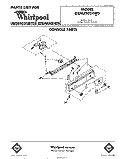Part Location Diagram of 303001 Whirlpool Insert, Console