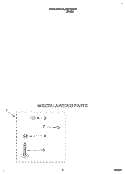 MISCELLANEOUS Diagram and Parts List for 6LBR5132BW1  Whirlpool Washer