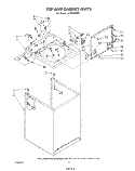 TOP AND CABINET , LITERATURE AND OPTIONAL Diagram and Parts List for LA7800XSW2  Whirlpool Washer