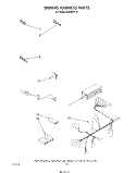 WIRING HARNESS Diagram and Parts List for DU8900XT4  Whirlpool Dishwasher