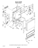 DOOR Diagram and Parts List for DU7216XS1  Whirlpool Dishwasher