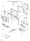 Part Location Diagram of 1187487 Whirlpool CAPACITOR
