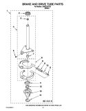 FREEZER DOOR PARTS Diagram and Parts List for GB2SHTXTS03  Whirlpool Refrigerator