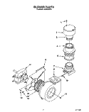 BLOWER Diagram and Parts List for KUDD230Y0  KitchenAid Dishwasher