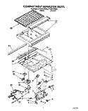 COMPARTMENT SEPARATOR Diagram and Parts List for ET25PKXXN00  Whirlpool Refrigerator