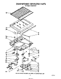 COMPARTMENT SEPARATOR Diagram and Parts List for ET18XKXSW01  Whirlpool Refrigerator