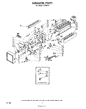 SECTION Diagram and Parts List for ECKMF61  Whirlpool Ice Maker