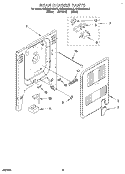 REAR CHASSIS, OPTIONAL Diagram and Parts List for KESH307BAL2  KitchenAid Range