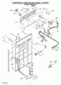 Part Location Diagram of W10200859 Whirlpool PANEL-CNTL