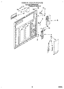INNER DOOR Diagram and Parts List for DU980QPDZ3  Whirlpool Dishwasher