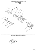 PUMP AND MOTOR, MISCELLANEOUS Diagram and Parts List for DU4000XY1  Whirlpool Dishwasher