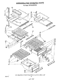 REFRIGERATOR INTERIOR Diagram and Parts List for ED26SSXMWR1  Whirlpool Refrigerator