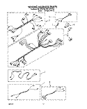 WIRING HARNESS Diagram and Parts List for RB170PXYQ4  Whirlpool Wall Oven