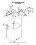 TOP AND CONSOLE , LITERATURE AND OPTIONAL Diagram and Parts List for LA5360XTN0  Whirlpool Washer