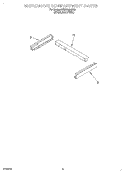 MICROWAVE COMPARTMENT Diagram and Parts List for KEMS308GSS1  KitchenAid Microwave Oven Combo
