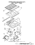 COMPARTMENT SEPARATOR Diagram and Parts List for ET25DKXWW00  Whirlpool Refrigerator