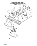 LATCH AND VENT Diagram and Parts List for KEBS277YBL2  KitchenAid Wall Oven
