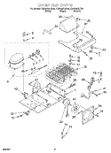 UPPER UNIT Diagram and Parts List for KSSS36QHW00  KitchenAid Refrigerator