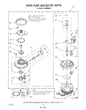 304599 PUMP AND MOTOR Diagram and Parts List for DU9000XR0  Whirlpool Dishwasher