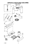 OPTIONAL PARTS Diagram and Parts List for JT051CAE1611  Whirlpool Ice Maker