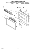 FREEZER DOOR PARTS Diagram and Parts List for GR2SHWXPS02  Whirlpool Refrigerator