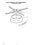LOWER WASHARM AND STRAINER Diagram and Parts List for KUDI220T3  KitchenAid Dishwasher