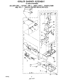 688639 BURNER ASSEMBLY Diagram and Parts List for LG7001XMW1  Whirlpool Dryer