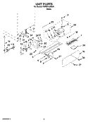 UNIT PARTS Diagram and Parts List for KURS24LSBS01  KitchenAid Refrigerator