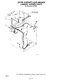 DRYER SUPPORTS AND WASHER CABINET H Diagram and Parts List for KELC500TPL0  KitchenAid Washer Dryer Combo