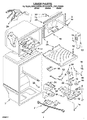 LINER Diagram and Parts List for ET21LKXHW01  Whirlpool Refrigerator