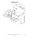 CONTAINER Diagram and Parts List for KUCC151T1  KitchenAid Trash Compactor