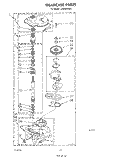 GEARCASE Diagram and Parts List for LA5530XSW1  Whirlpool Washer