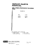 BACKGUARD Diagram and Parts List for 1446W0A  Roper Range