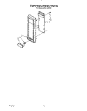 CONTROL PANEL Diagram and Parts List for MT9160XYB0  Whirlpool Microwave