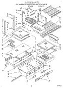 Part Location Diagram of 1106822 Whirlpool SHELF-WIRE
