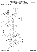 Part Location Diagram of WP8564947 Whirlpool Handle (White)