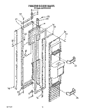 Part Location Diagram of 2000079 Whirlpool TRIM-DOOR