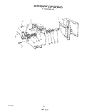 DETERGENT CUP Diagram and Parts List for 8585L30  Roper Dishwasher